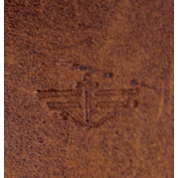 DOCKERS BROWN GENUINE LEATHER 1 3/8"Wd DRESS CASUAL MEN'S BELT Size 38/95 (A32 - Picture 8 of 13